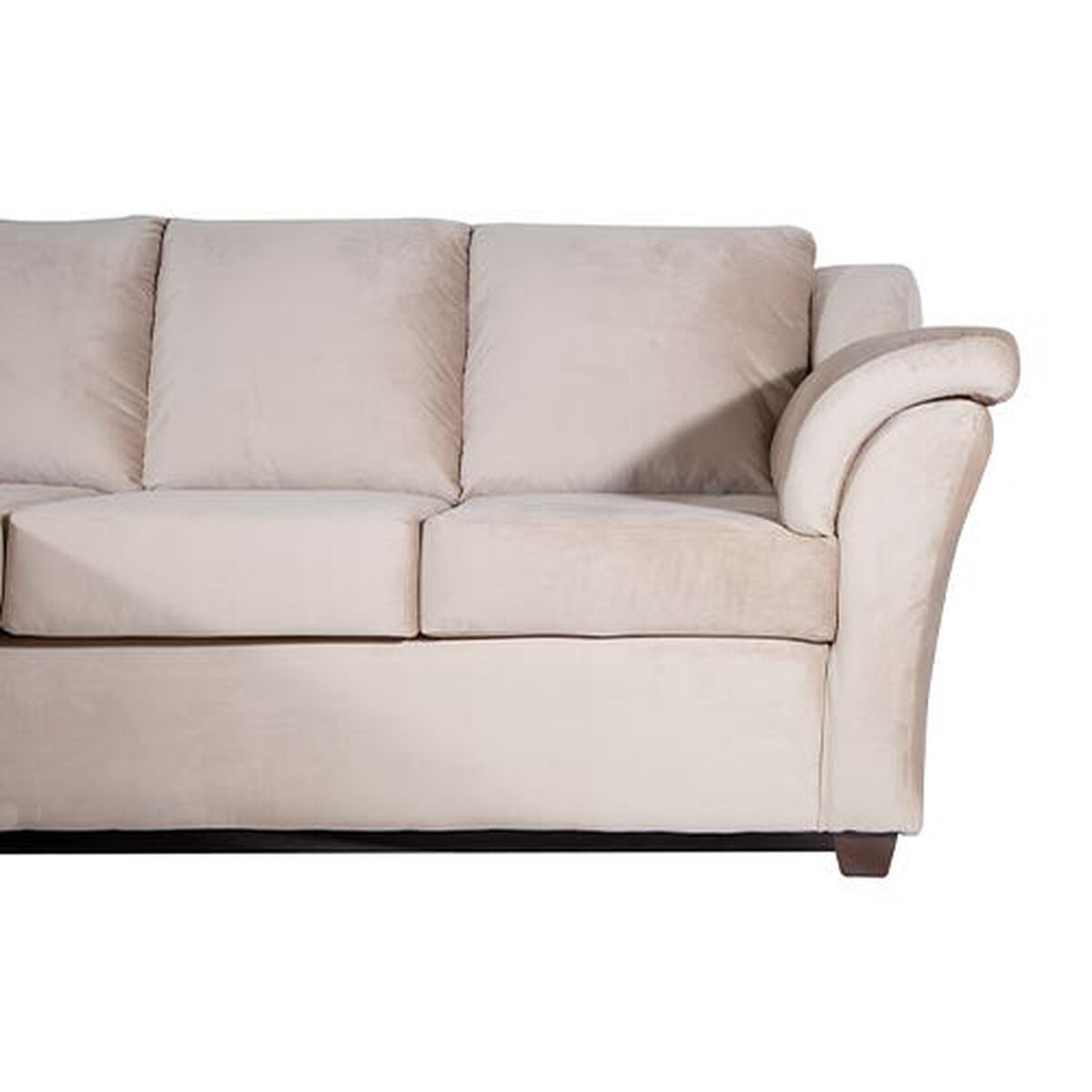Sofá Seccional Sanenzzo Napoli 3 Cuerpos Beige