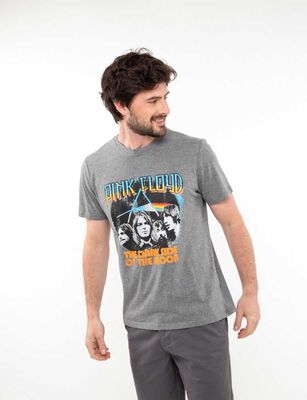 Imagen 1 del producto Polera Pink Floyd Manga Corta Hombre Licencia S/Atrib