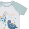 Pack 2 Body Dino Manga Corta de Algodón Chess Baby