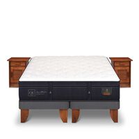 Cama Europea CIC Base Dividida King Súper Premium + Veladores