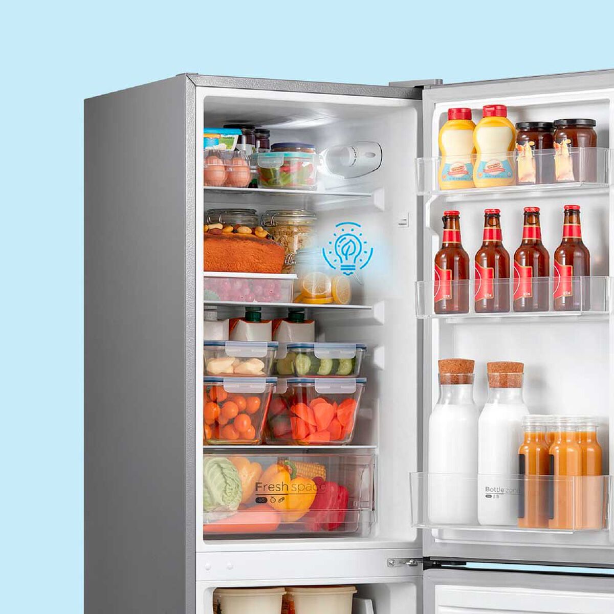 Refrigerador No Frost Midea MDRB241FGE13M 115 lts.