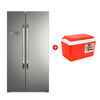 Combo Refrigerador Side by Side Fensa SFX500 525 lt + Cooler Wenco 22 lt.