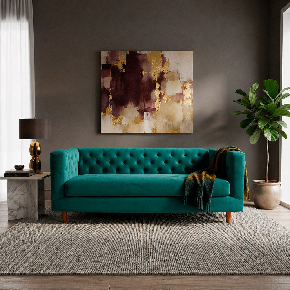 Sofá Tela Velvet Latam Home Brescia 3 Cuerpos