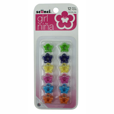 Set Clip de Agarre Niña Estrella, 12 Piezas