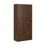 Closet Stanford 3 Puertas 2 Cajones Chocolate