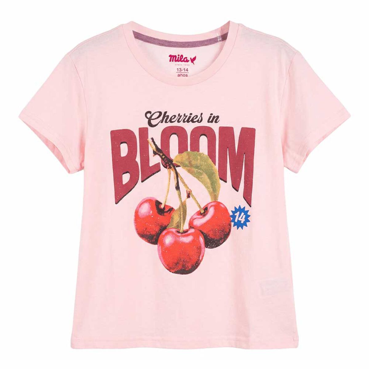 Polera Manga Corta Ni&ntilde;a Mila
