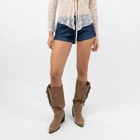 Short Mini Mujer Icono Raw