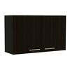 Combo Mueble Superior + Mueble Inferior TuHome Manchester Wengue
