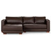 Sofá Seccional Izquierdo Rosen Copeland 3 Cuerpos Marron