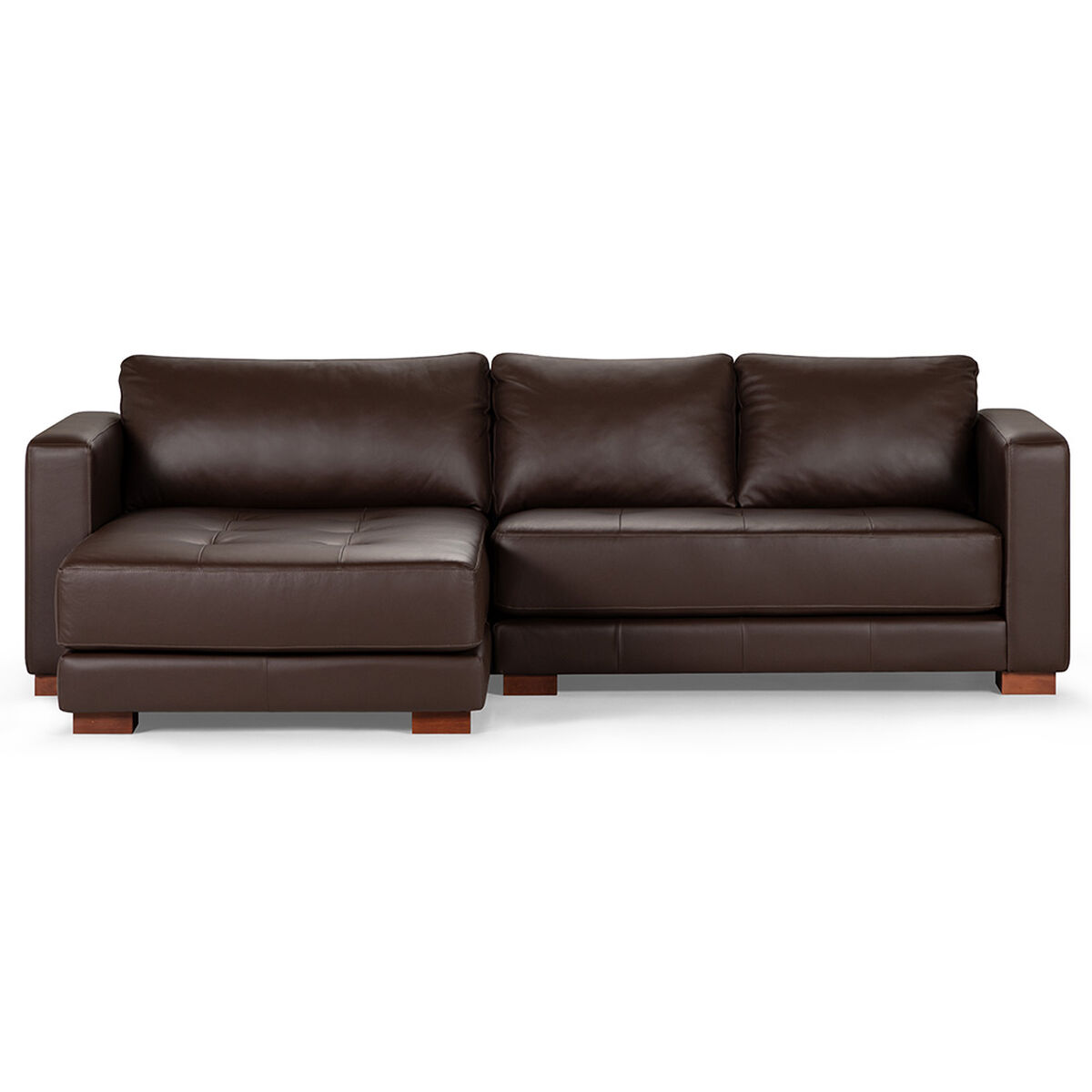 Sofá Seccional Izquierdo Rosen Copeland 3 Cuerpos Marron