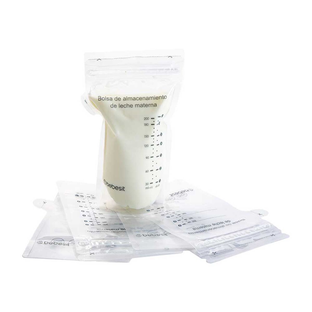 Extractor de Leche Doble Portátil con Bolsas Bebesit