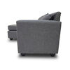 Seccional Muebles MPR Luna 4 Cuerpos Gris