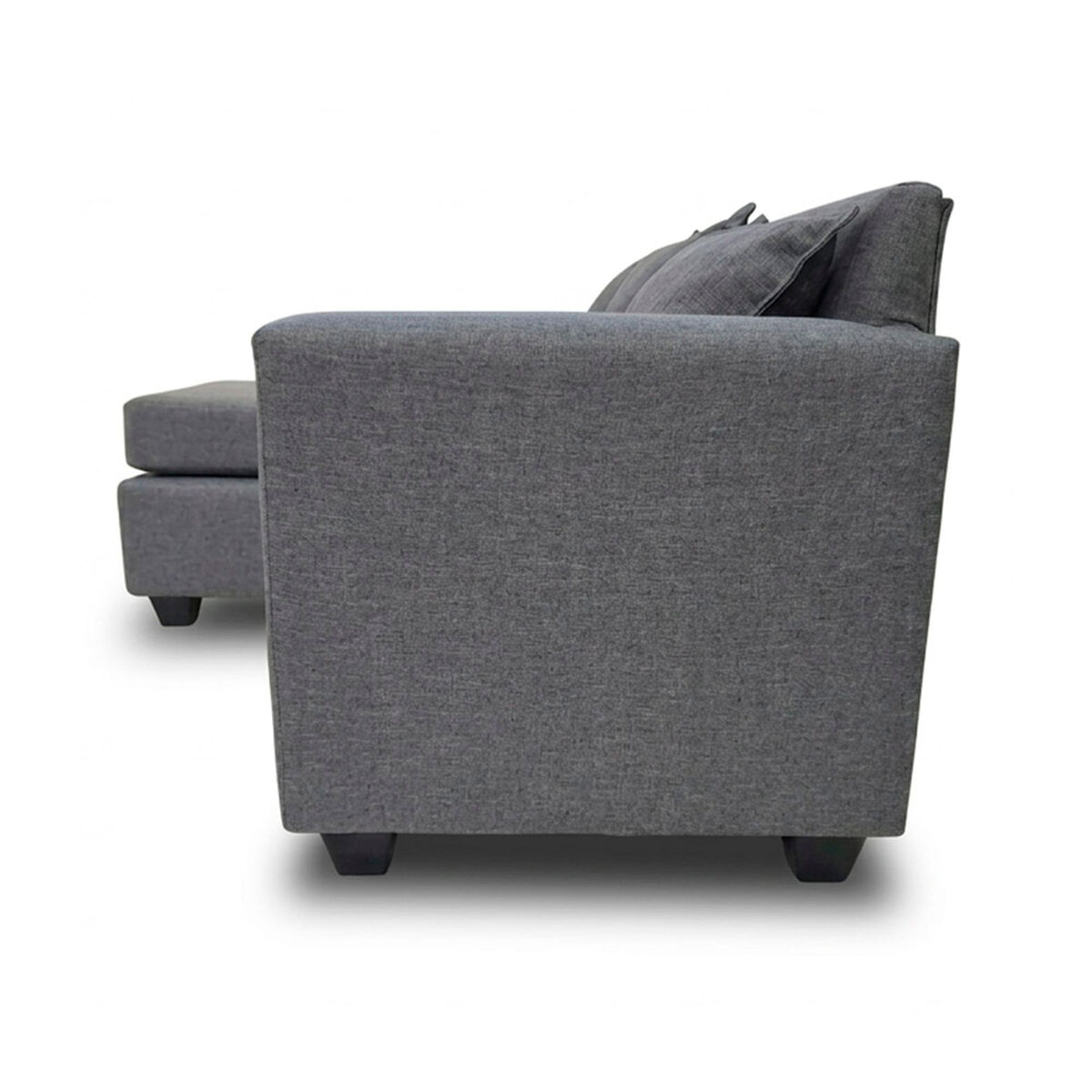 Seccional Muebles MPR Luna 4 Cuerpos Gris