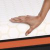 Cama Europea CIC Base Dividida 2 Plazas Beecomfort + Respaldo Milan Negro