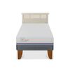 Cama Europea CIC 1,5 Plazas Excellence Plus + Respaldo Dublin Alpino