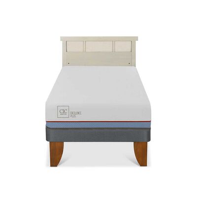 Imagen 1 del producto Cama Europea CIC 1,5 Plazas Excellence Plus + Respaldo Dublin Alpino