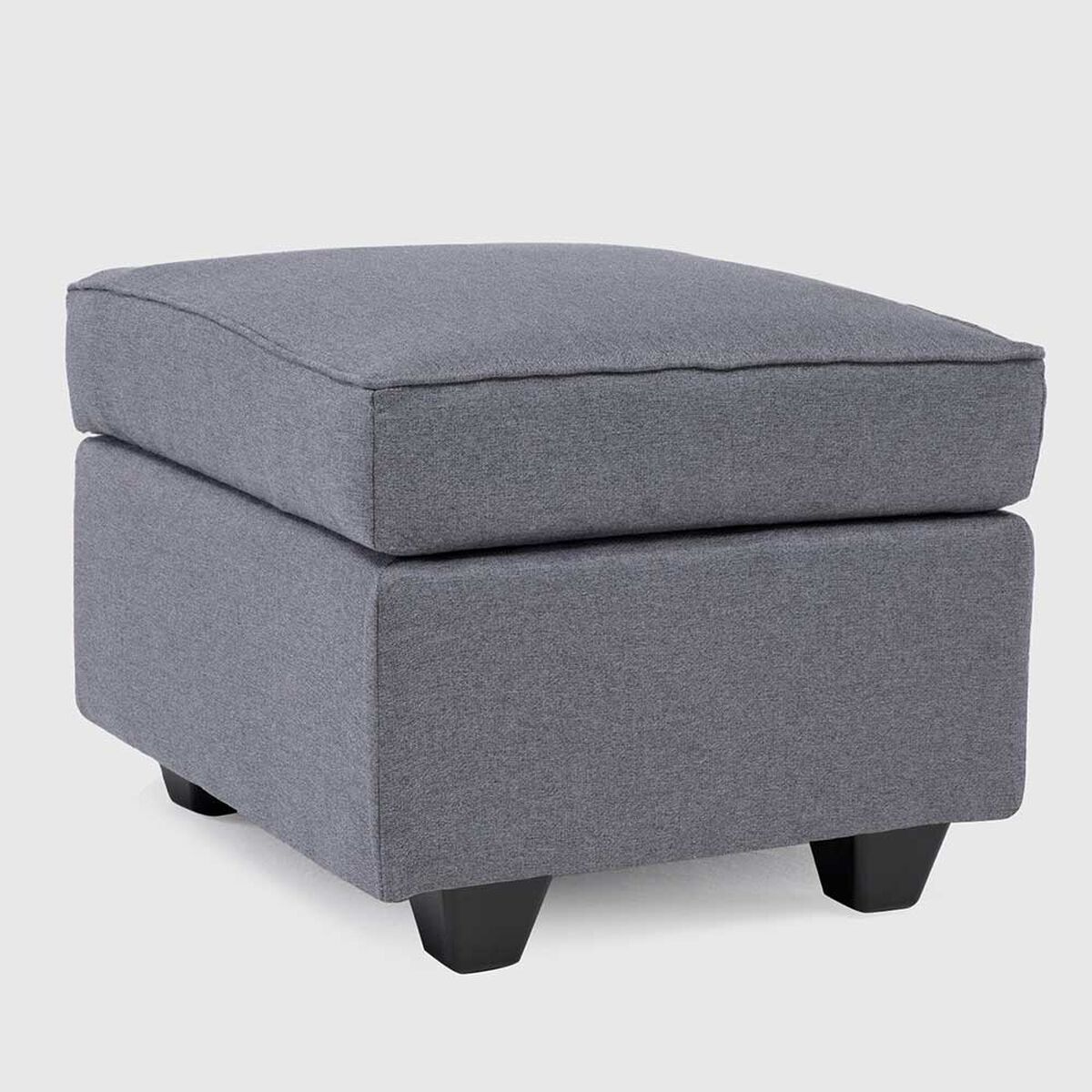 Sof&aacute; Mons Sicilia 3 Cuerpos + Pouf 1 Cuerpo Gris