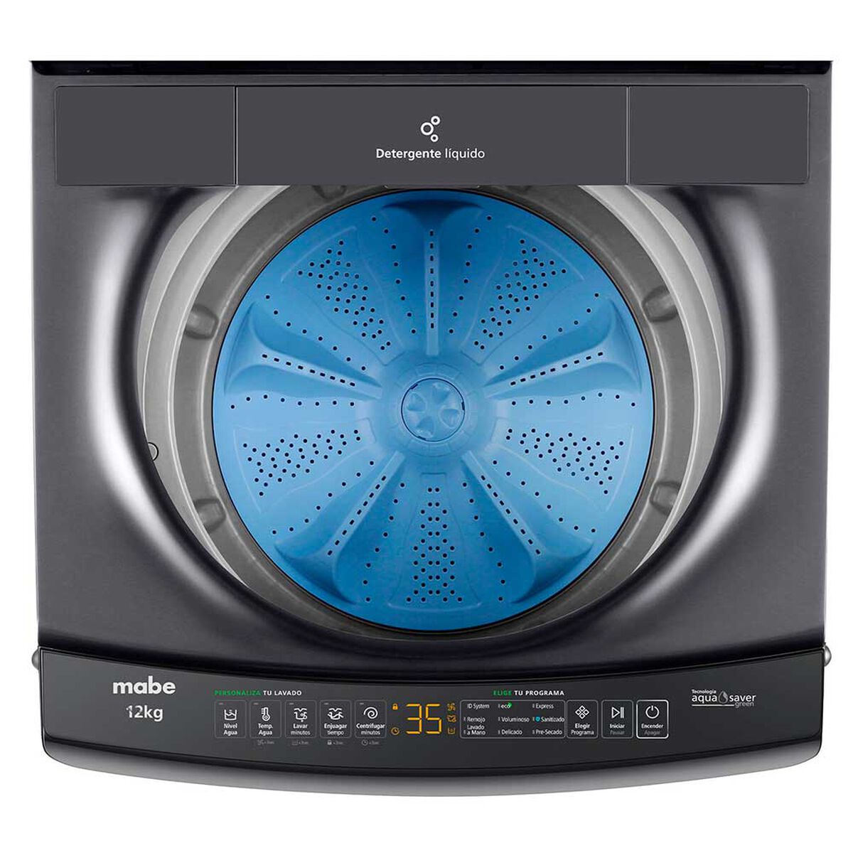 Lavadora Mabe LMA2120WDGCL0 12 Kg Diamond gray
