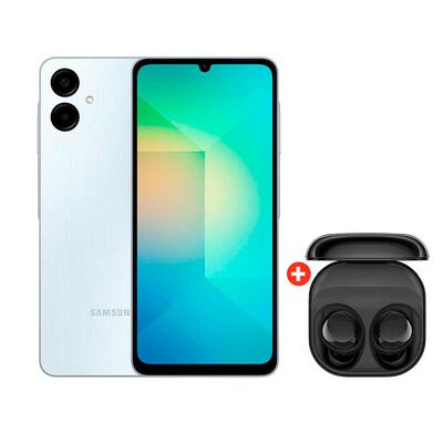 Celular Samsung Galaxy A06 128GB 6,7" Light Blue Liberado + Audífonos Bluetooth Samsung Galaxy Buds Core