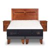 Cama Europea CIC Base Dividida 2 Plazas Súper Premium + Respaldo + Veladores