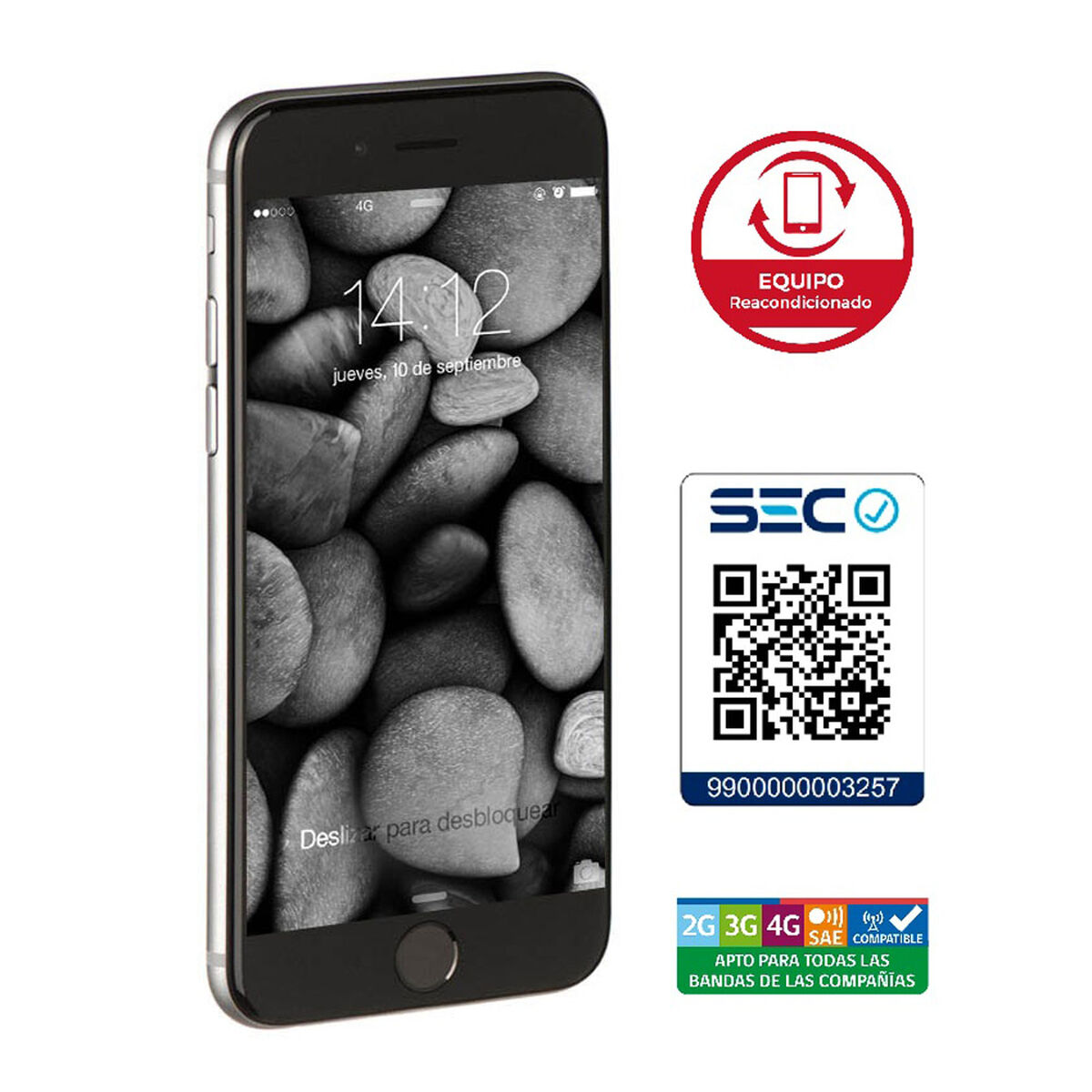 Celular Apple Iphone 6s 32GB 4.7" Reacondicionado Gris Liberado