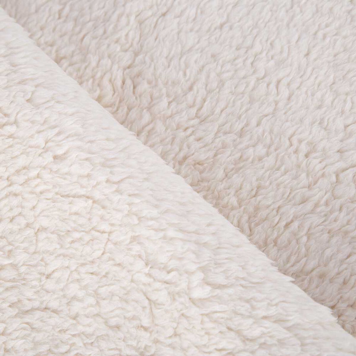Frazada Sherpa Casanova 2 Plazas Liso Crudo