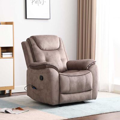 Imagen 1 del producto Bergere Zoy Home Velvet Kobar Masaje y Calor Moca