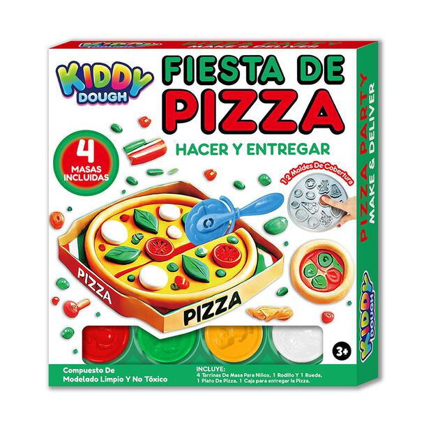 Fiesta con Pizza- Juego De Modelar Kiddy Dough