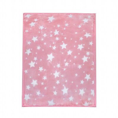 Manta Estrellas Rosa Bebesit