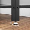 Mesa de Arrimo Fm Furniture Metalwood Colection Marrón Rústico