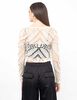 Sweater Crochet Crop Nudo Mujer Icono
