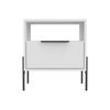 Velador TuHome White Collection 1 Cajón