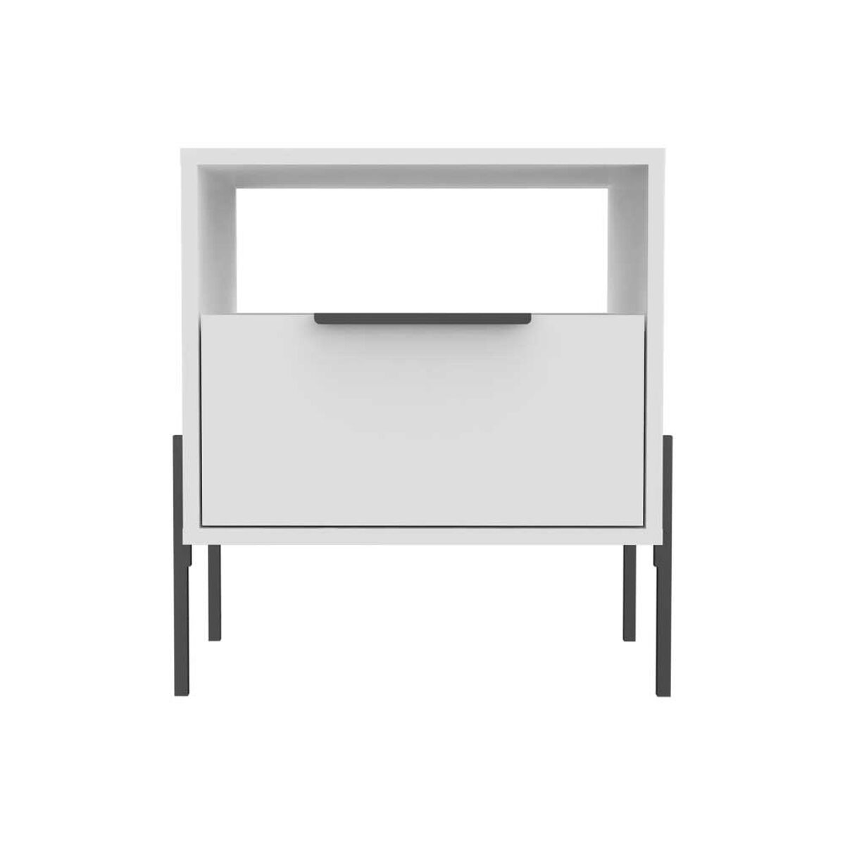 Velador TuHome White Collection 1 Cajón