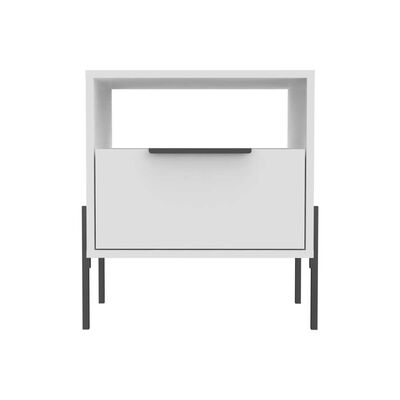 Imagen 2 del producto Velador TuHome White Collection 1 Cajón