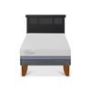 Cama Europea CIC 1,5 Plazas Excellence Plus + Respaldo Dublin Negro