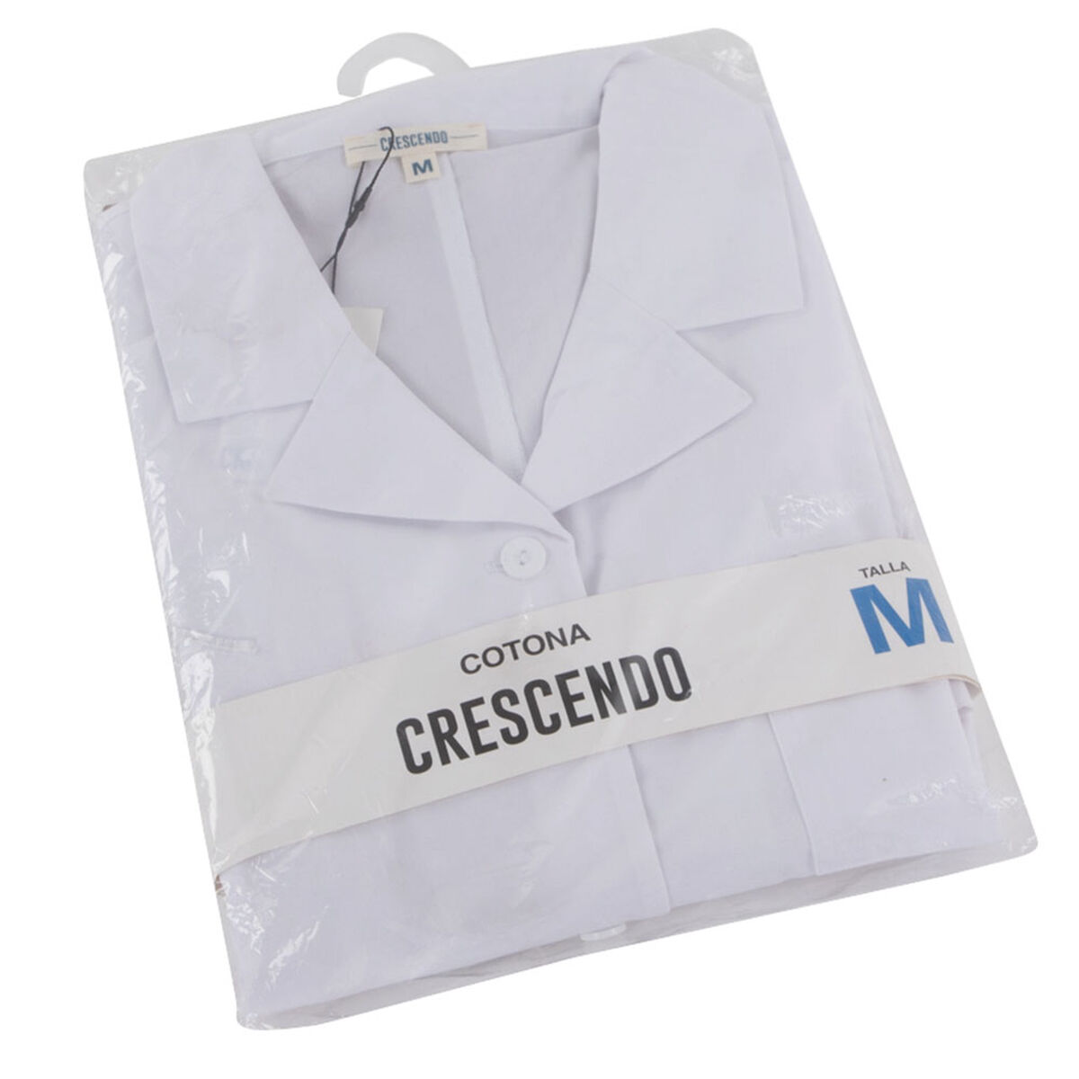 Cotona Escolar Blanca Niño Talla 16 a XL Crescendo