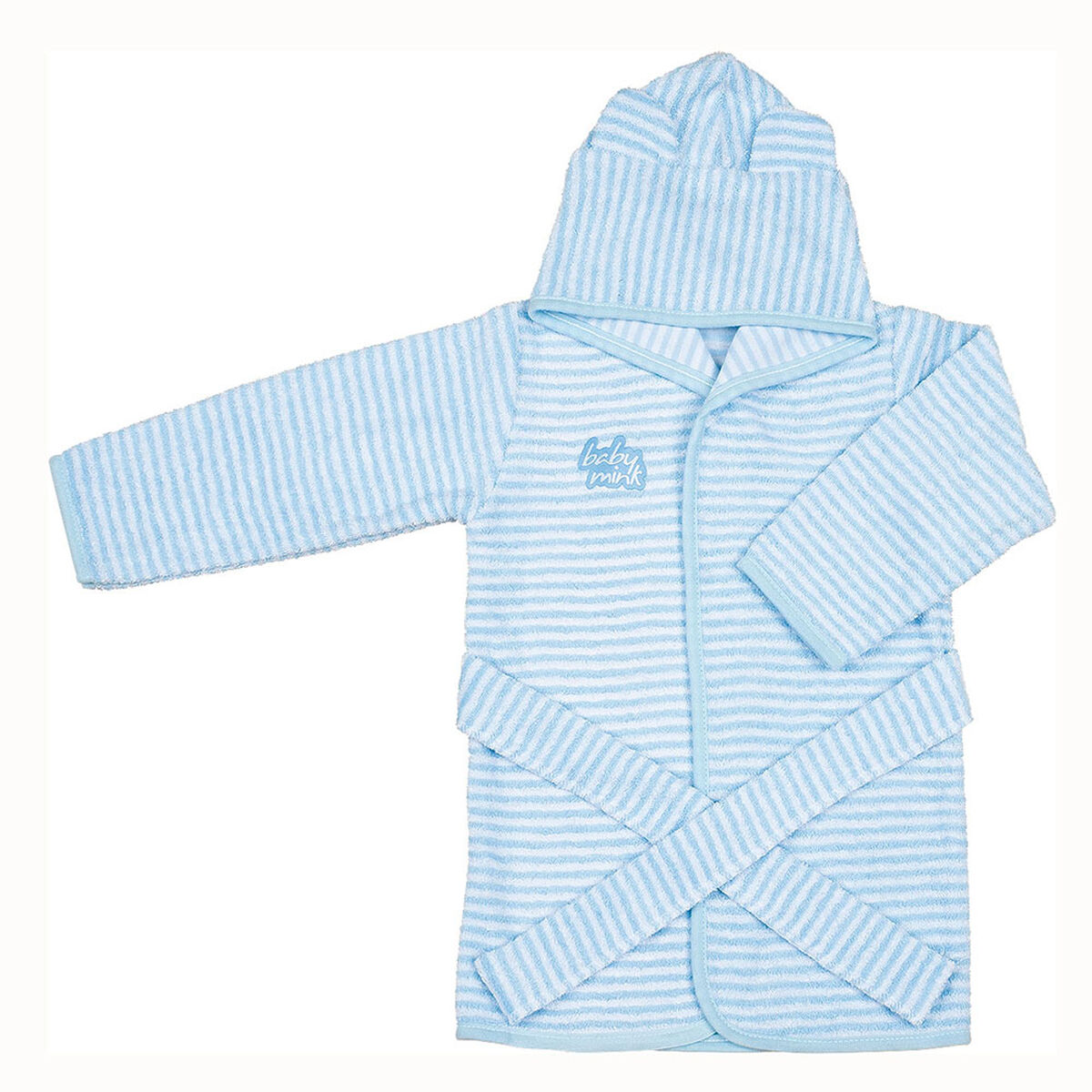 Bata de Baño Azul Baby Mink