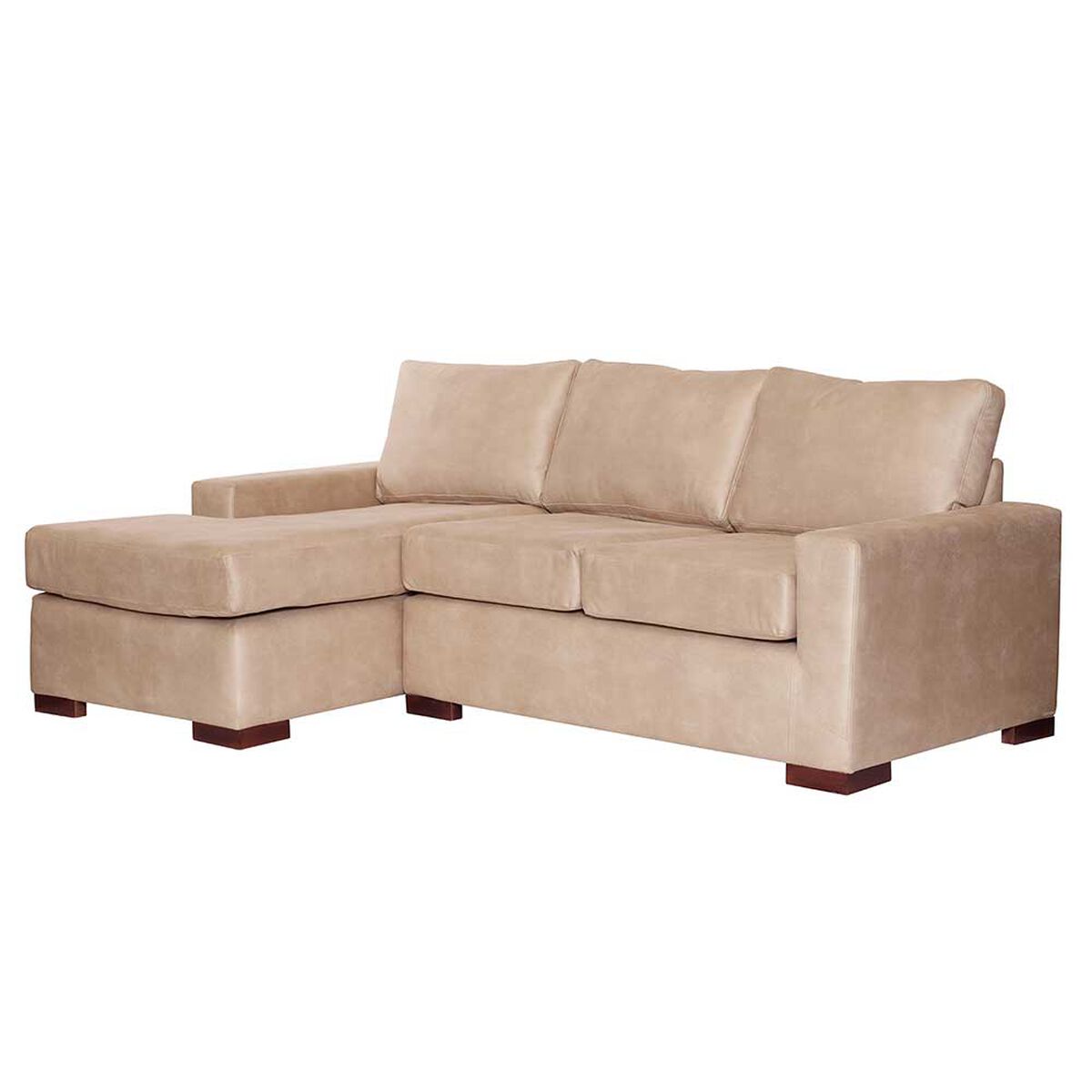 Sofá Seccional Izquierdo Latam Home Livorno 3 Cuerpos Beige