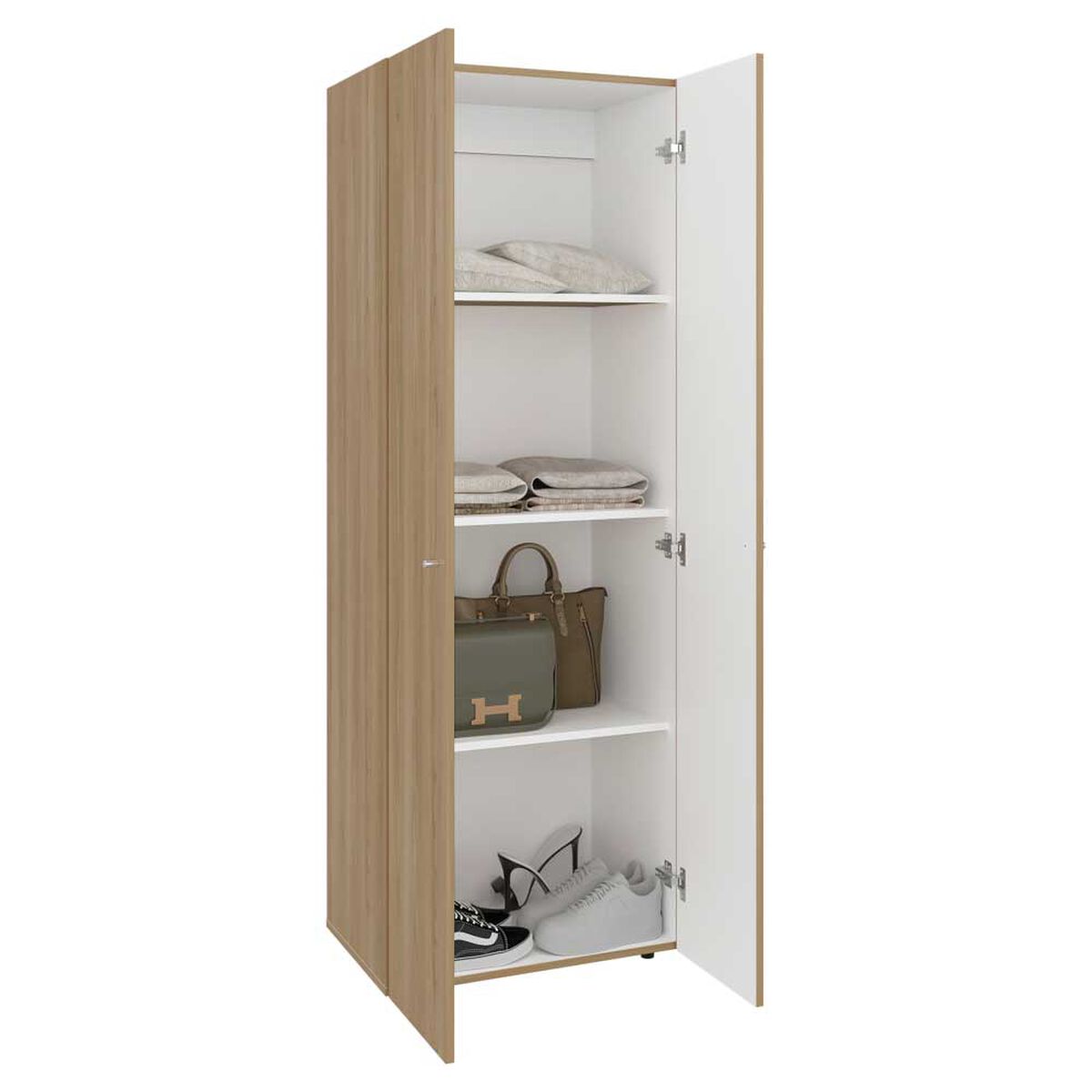 Combo Closet Tuhome 6 Puertas + M&oacute;dulo Superior Dreams Fresno