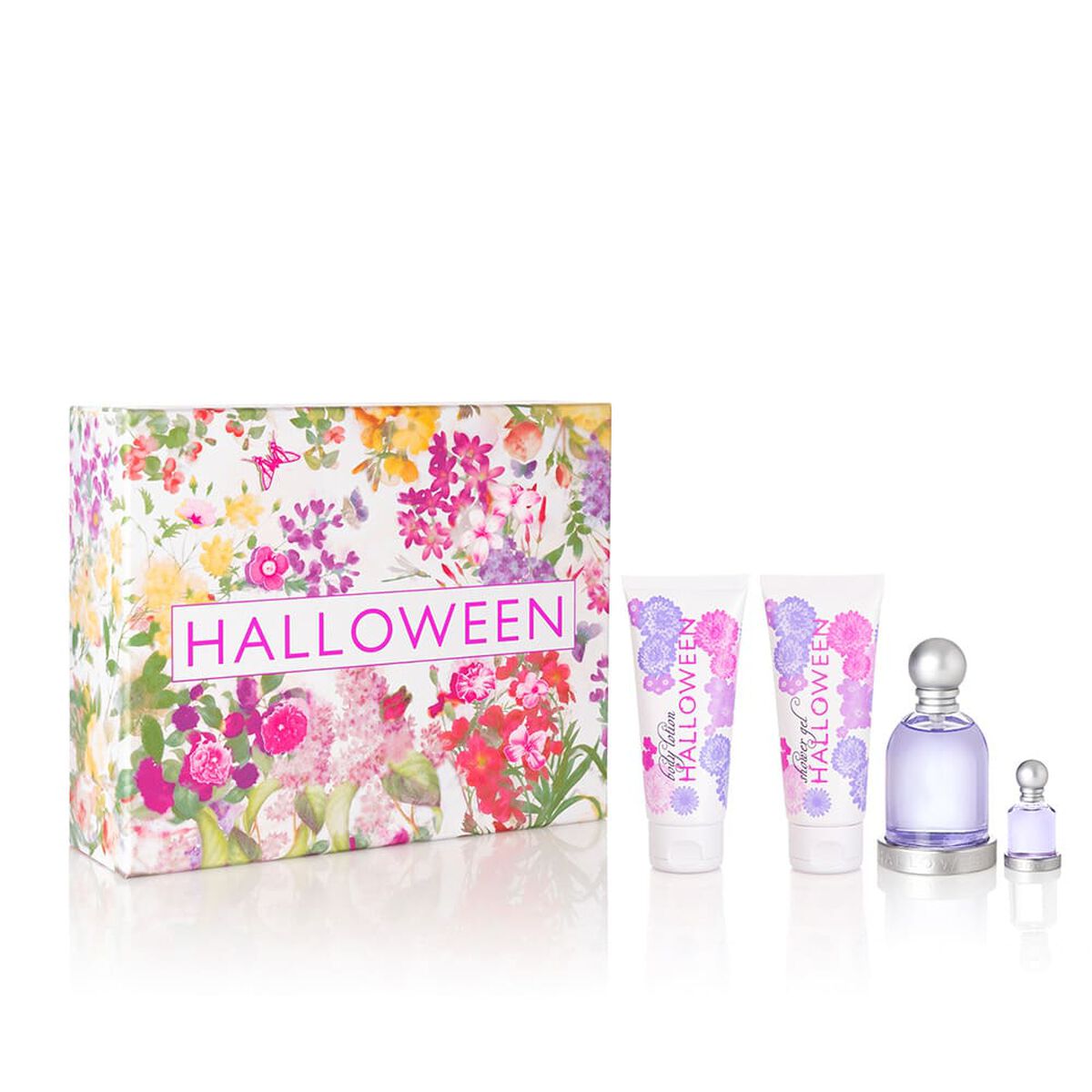 Set de Perfume Halloween EDT 100 ml + Mini Perfume EDT 4.5ml + Loción 150 ml + Gel 150 ml