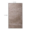 Bajada De Cama Doral Shaggy 90 x 50 cm Beige