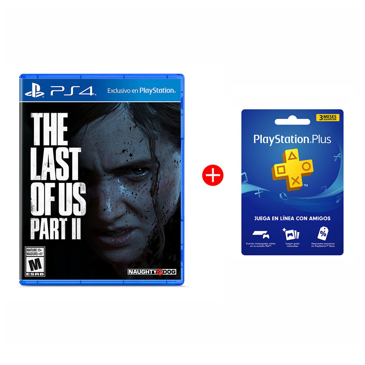 Combo Juego PS4 The Last Of Us II + Cupón PS Store Membresía 3 Meses para PS4