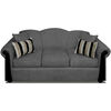Sofá Elegant Michigan Tela 3 Cuerpos Gris
