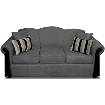 Sofá Elegant Michigan Tela 3 Cuerpos Gris