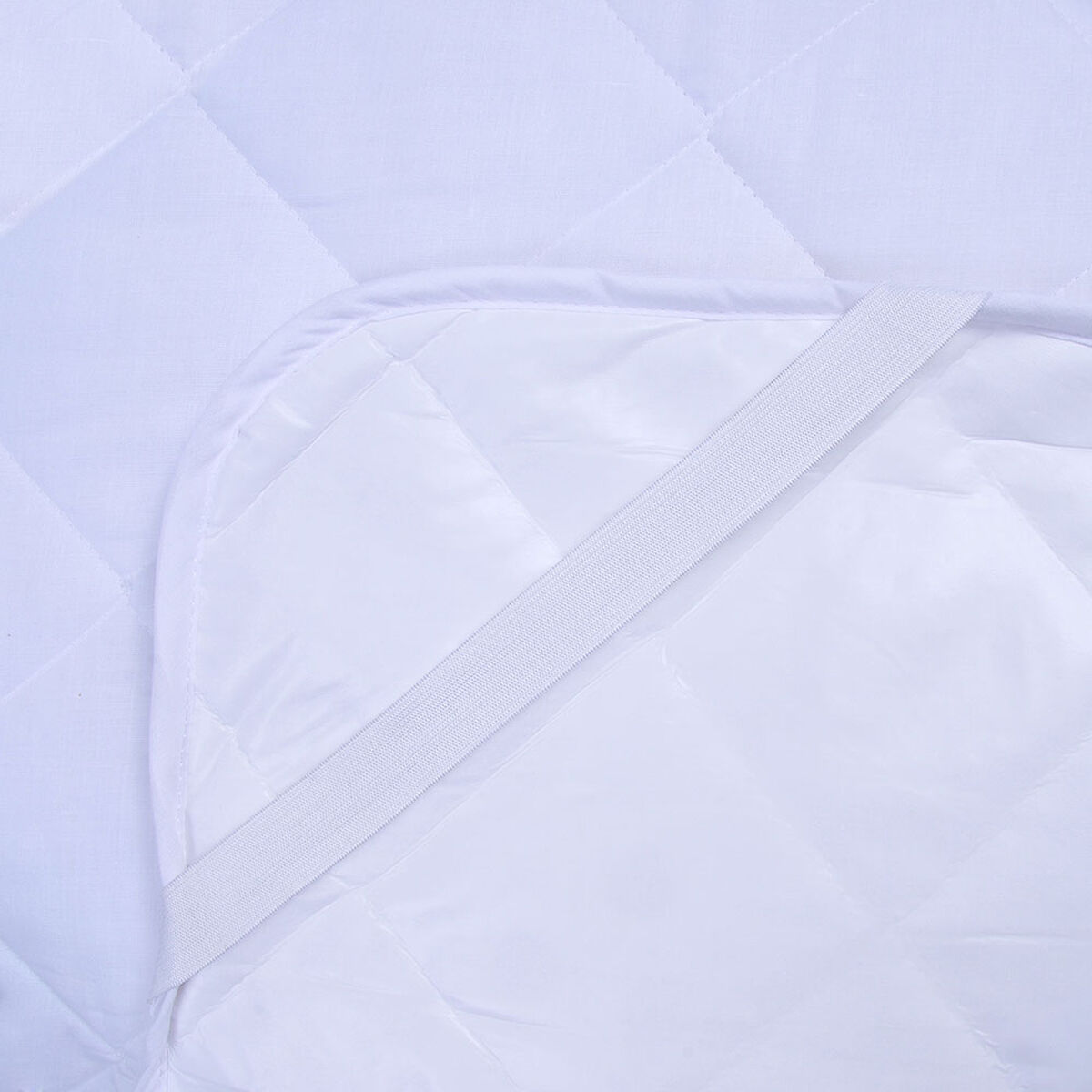 Cubrecolchón Impermeable Mashini 1,5 Plazas Blanco