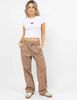 Polera Crop Con Estampado Mujer Icono