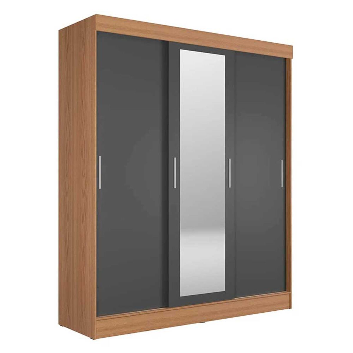 Clóset Decocasa Mallorca 3 Puertas Carvalho-Gris