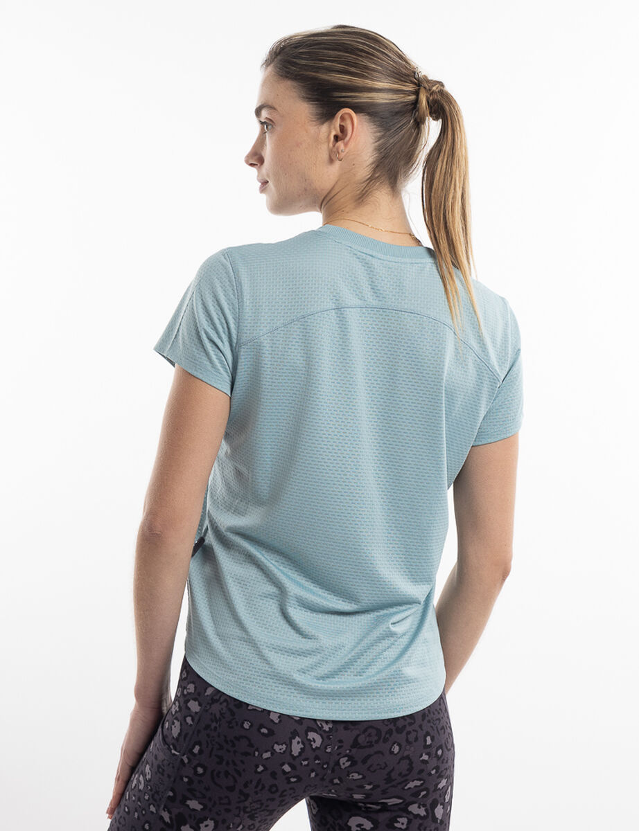 Polera Deportiva Manga Corta Mujer Black County