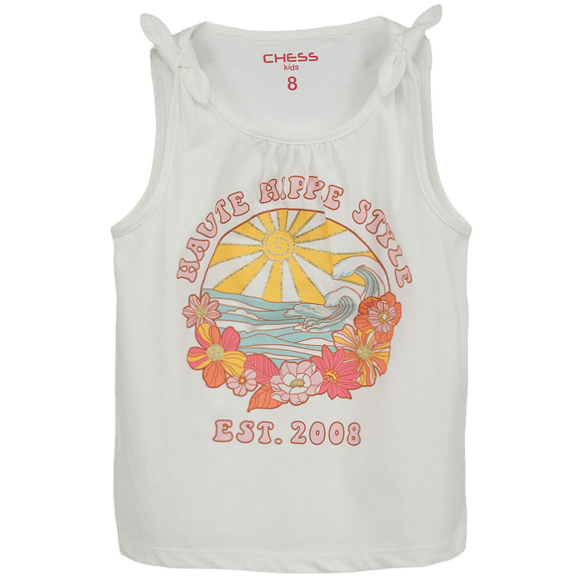 Polera sin Mangas Niña Chess