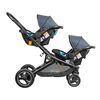 Coche Travel System Dueto Gris Bebeglo